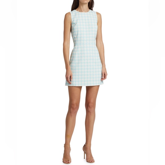 Alice and Olivia Clyde Houndstooth Dress | Size 6 - Picture 2 of 7
